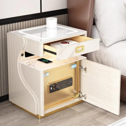 Smart NightStand with Built-in Safe Box