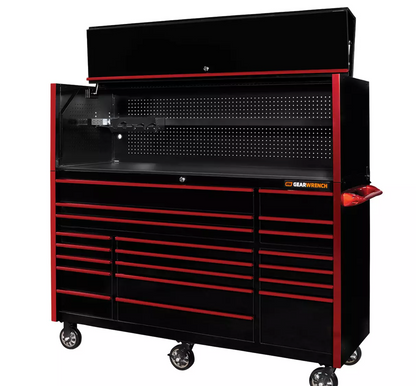InfinityTool 990 – 20-Drawer Tool Cart with Top Cabinet & 990 Tools Included